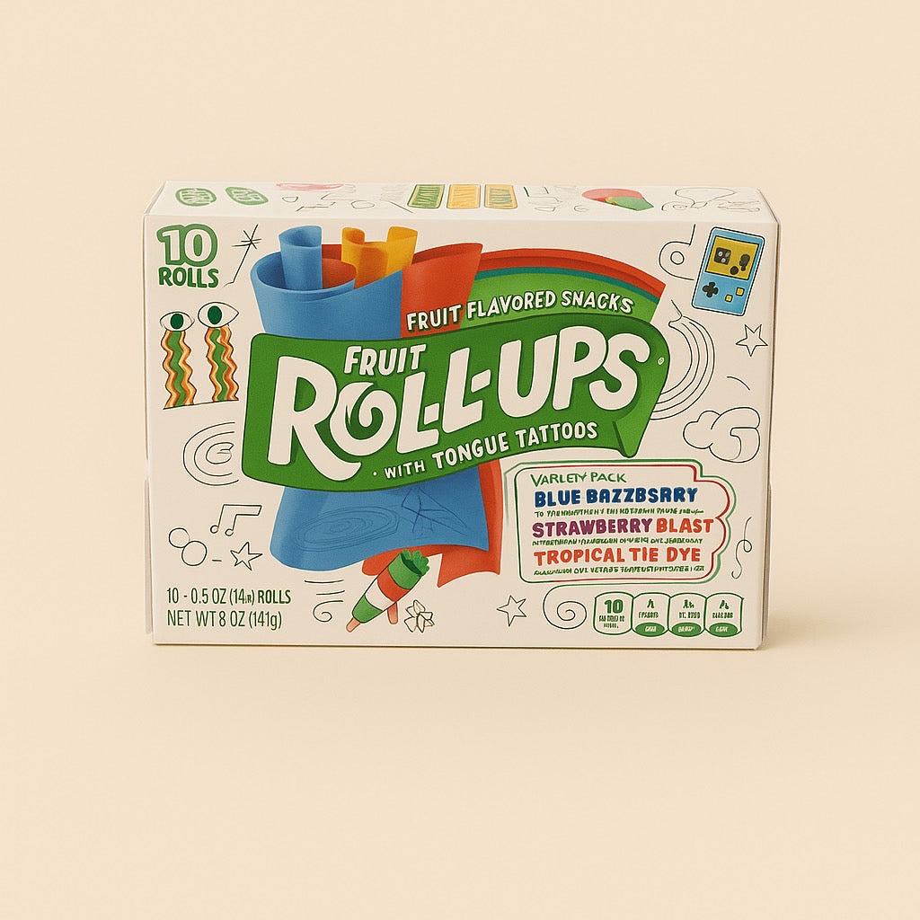 Betty Crocker Fruit Roll Ups Tropical Tie Dye 141g