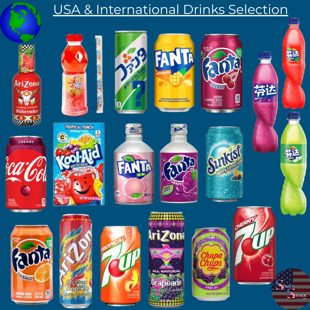 Viral International Drinks Box – Rare & Exotic Sodas from Around the World