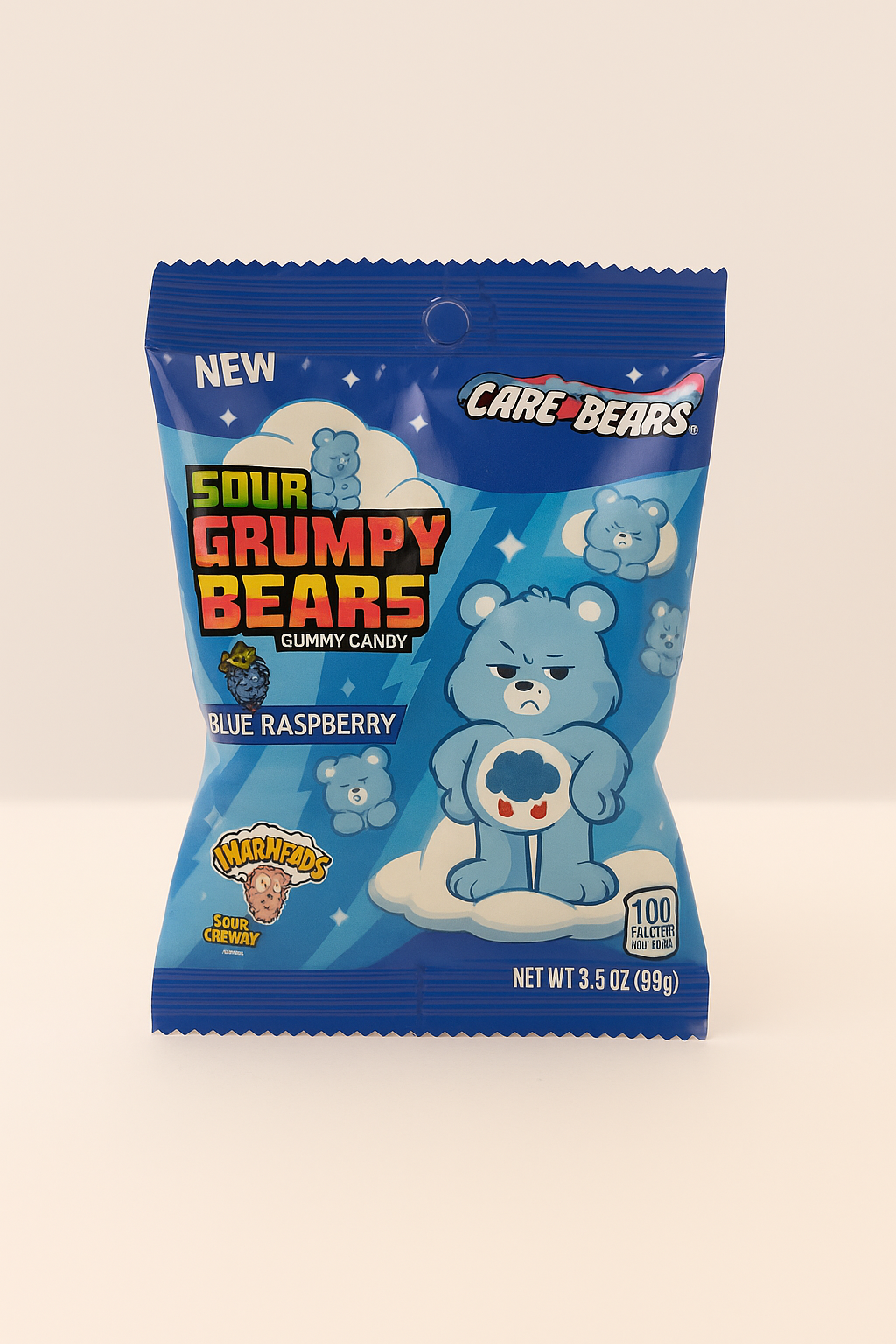 Warheads Sour Grumpy Bears 127g