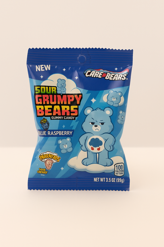 Warheads Sour Grumpy Bears 127g